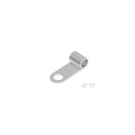 Te Connectivity Ring Terminal, #10 Stud Size, 2 AWG, Bare Insulated 184147-1